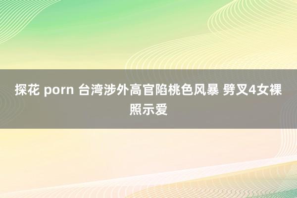 探花 porn 台湾涉外高官陷桃色风暴 劈叉4女裸照示爱